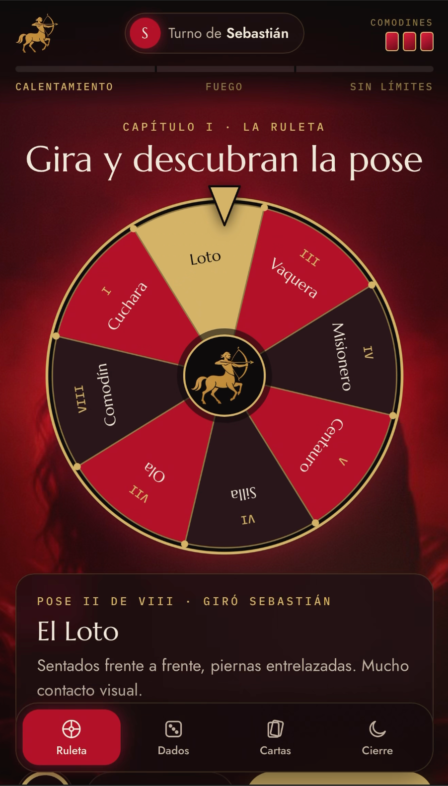Juego Noche Centauro
