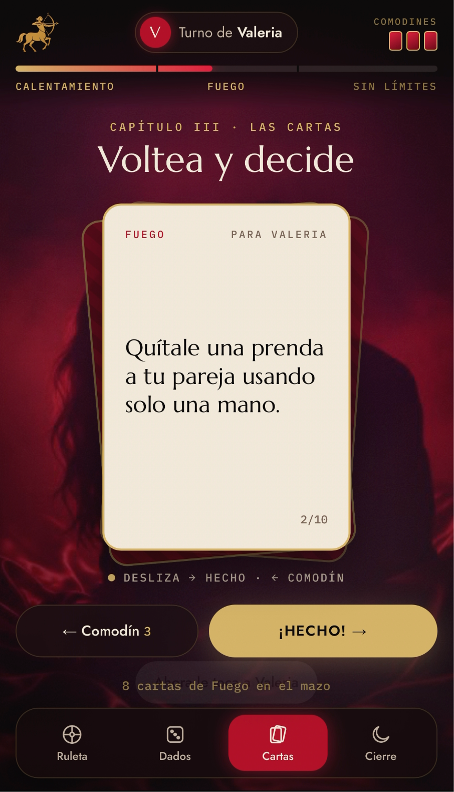 Juego Noche Centauro